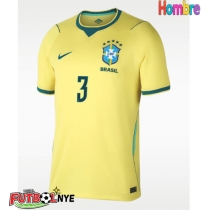 Camiseta Brasil Gabriel Magalhaes #3 Primera Equipación Mundial 2026 manga corta